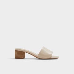 Aldo Claudina Other Beige Women's Block heels - Heeled mule, Block heel Other Beige
