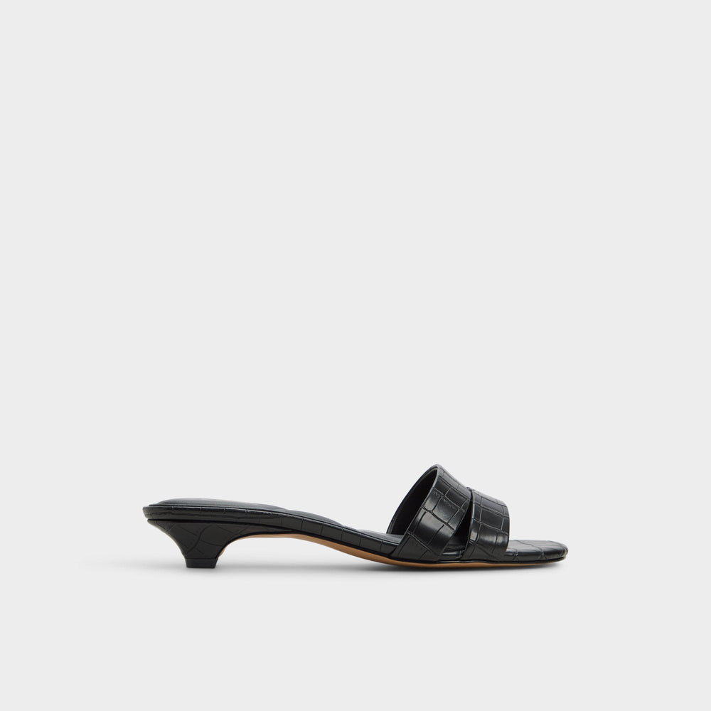 Aldo Scarletta Black Women's Heeled mules - Heeled mule, Kitten heel Black