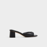 Aldo Aneky in Black - Heeled mule, Block heel Black