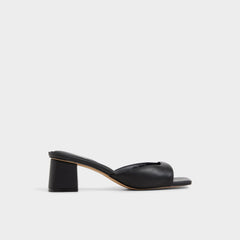 Aldo Aneky in Black - Heeled mule, Block heel Black