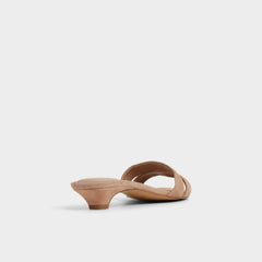 Aldo Scarletta Medium Brown Women's Heeled mules - Heeled mule, Kitten heel Medium Brown