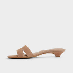 Aldo Scarletta Medium Brown Women's Heeled mules - Heeled mule, Kitten heel Medium Brown