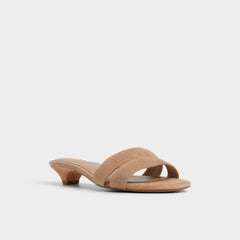 Aldo Scarletta Medium Brown Women's Heeled mules - Heeled mule, Kitten heel Medium Brown