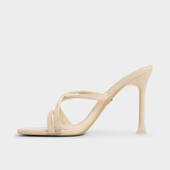 Aldo Velaia Light Beige Women's Heeled mules - Heeled mule, Stiletto heel Light Beige