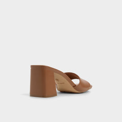 Aldo Tisha Tan Women's Heeled mules - Heeled mule, Block heel Tan