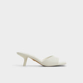Aldo Enchanting White Women's Heeled mules - Heeled mule, Kitten heel White