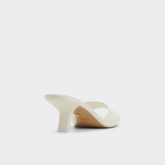 Aldo Enchanting White Women's Heeled mules - Heeled mule, Kitten heel White