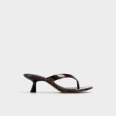Aldo Jump in Open Brown - Heeled flip flop, Kitten heel Open brown