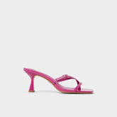 Aldo Gannever - Heeled flip flop, Kitten heel Dark pink