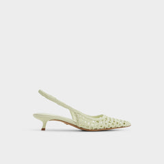 Aldo Violettia in Other Green - Sling back high heel, Kitten heel Other green
