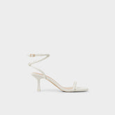 Aldo Demmi White Women's Strappy sandals - , Kitten heel White