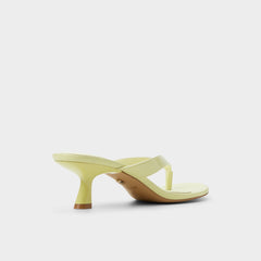 Aldo Jump Other Yellow Women's Strappy sandals - Heeled flip flop, Kitten heel Other Yellow