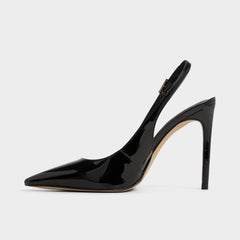 Aldo Stessysling Black Women's Pumps - Sling back high heel, Stiletto heel Black
