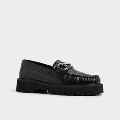 Aldo Danrose Black Women's Loafers & Oxfords - Loafer, Lug sole Black