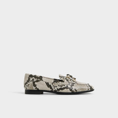 Aldo Ybilide White/Black Women's Loafers & Oxfords - Loafer White/Black