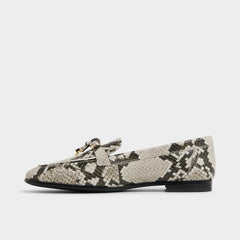 Aldo Ybilide White/Black Women's Loafers & Oxfords - Loafer White/Black