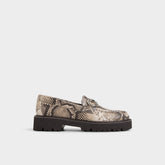 Aldo Danrose in Open Brown - Loafer, Lug sole Open Brown