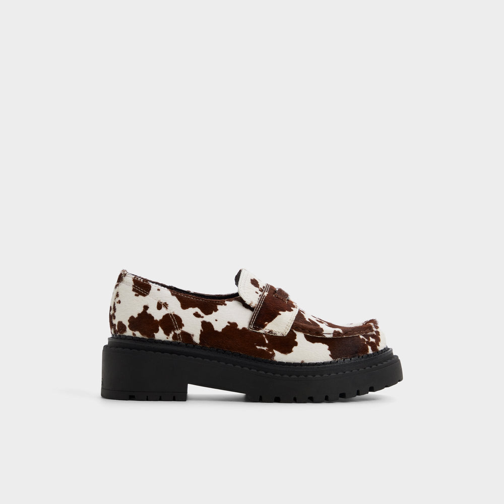 Aldo Miravelle in Open Brown - Loafer, Lug sole Open brown
