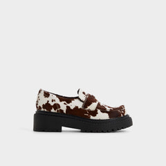 Aldo Miravelle in Open Brown - Loafer, Lug sole Open brown