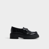 Aldo Miravelle in Black - Loafer, Lug sole Black