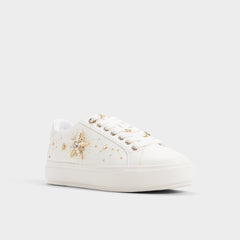 Aldo Starbright in White - Sneaker, Cup sole White