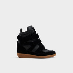 Aldo Bellissamo in Black - Wedge sneaker, Wedge heel Black
