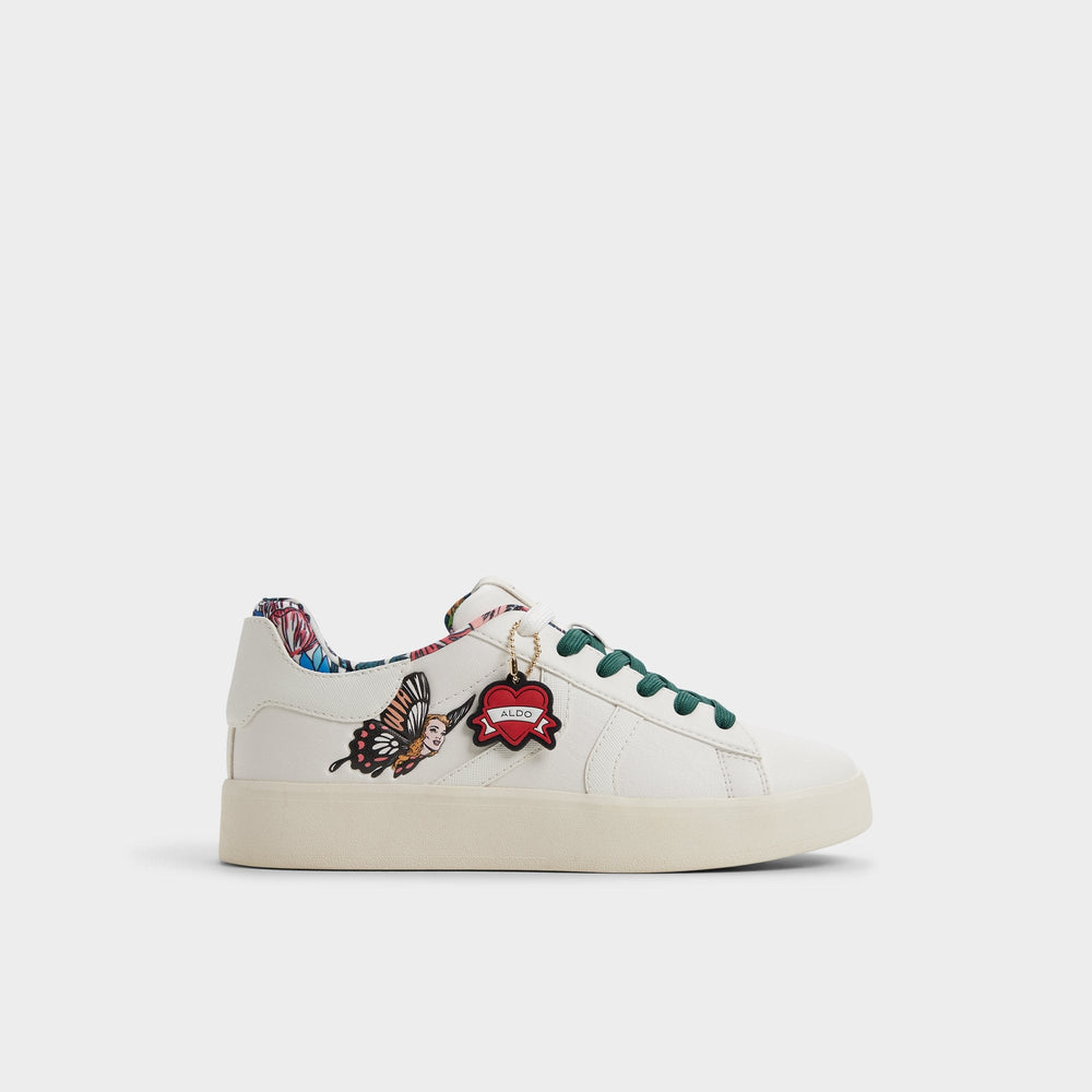 Aldo Whatisadam in White Multi - Women's low top sneaker, Cup sole White multi