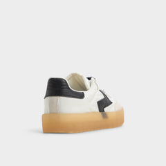 Aldo Retrostep White/Black Women's Low top sneakers - Low top sneaker, Jogger sole White/Black