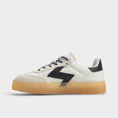 Aldo Retrostep White/Black Women's Low top sneakers - Low top sneaker, Jogger sole White/Black