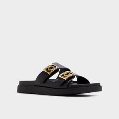 Aldo Mungos in Black - Footbed sandal, Footbed sandal Black