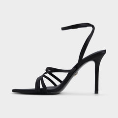 Aldo Solania Black Women's Strappy sandals - Strappy heeled sandal, Stiletto heel Black