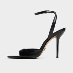 Aldo Forevermore Black Women's Strappy sandals - Strappy heeled sandal, Stiletto heel Black
