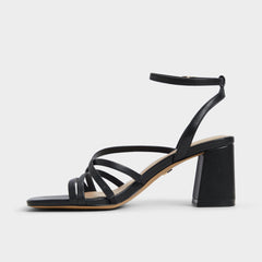 Aldo Esther Black Women's Block heels - Strappy heeled sandal, Block heel Black