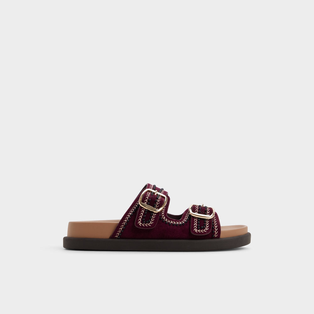 Aldo Bohochic in Bordo - Footbed sandal, Footbed sandal Bordo