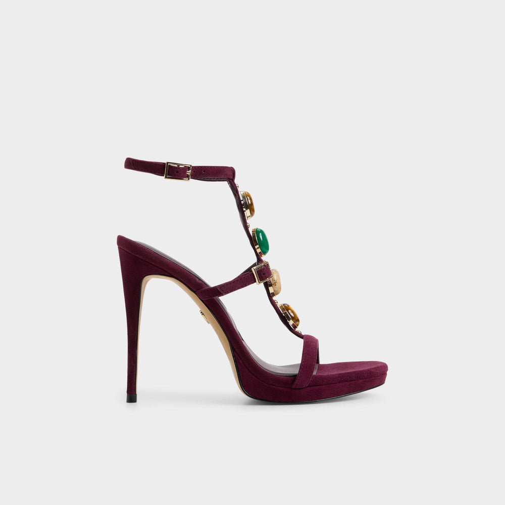 Aldo Opalia in Bordo - Strappy heeled sandal, Platform Bordo