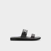 Aldo Lagoon Other Black Women's Strappy sandals - Strappy flat sandal, Footbed sandal Other black