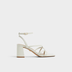 Aldo Esther Other White Women's Block heels - Strappy heeled sandal, Block heel Other white