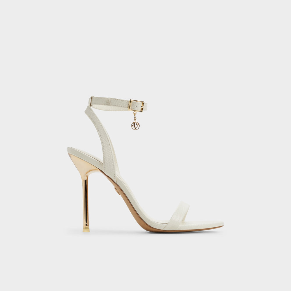 Aldo Maristou-xt White Women's Heeled sandals - Strappy heeled sandal, Stiletto heel White