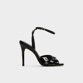 Aldo Meteora in Black - Strappy heeled sandal, Stiletto heel Black