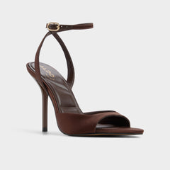 Aldo Forevermore in Dark Brown 14154135 - Strappy heeled sandal, Stiletto heel Dark brown