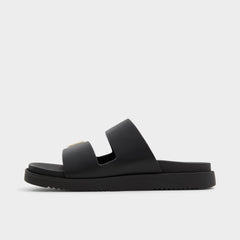 Aldo Alessie Black Women's Footbed sandals - Footbed sandal, Footbed sandal Black