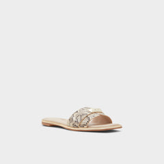 Aldo Darine Natural Women's Flats - Slide sandal Natural