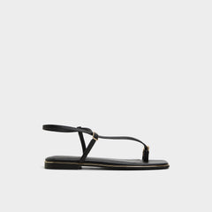 Aldo Jomalina Black Women's Flats - Strappy flat sandal Black