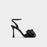 Aldo Tinsel in Black - Strappy heeled sandal, Stiletto heel Black