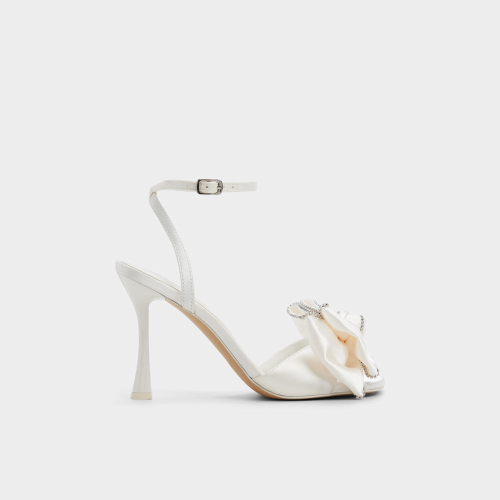 Aldo Tinsel in Other White - Strappy heeled sandal, Stiletto heel Other white