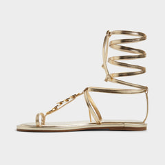 Aldo Artemisa Gold Women's Travel essentials - T-strap sandal Gold