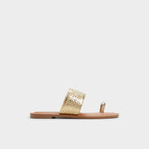 Aldo Beachwalk Gold Women's Iridescent metallics - Slide sandal Gold