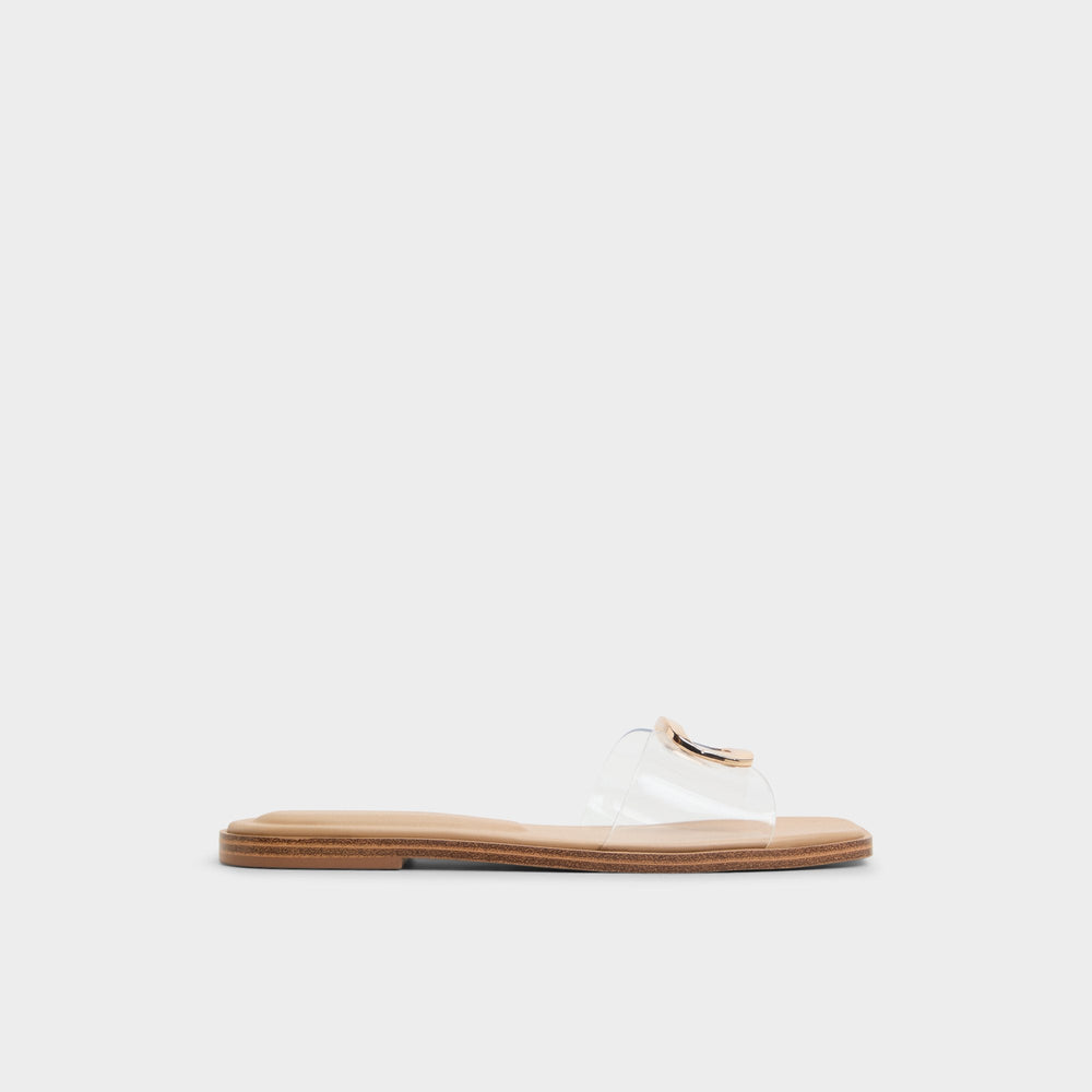 Aldo Tidella Clear Women's Flats - Slide sandal Clear