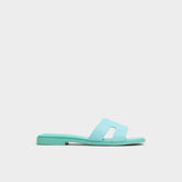 Aldo Itsandal Turquoise Women's Flats - Slide sandal Turquoise