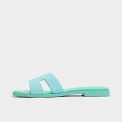 Aldo Itsandal Turquoise Women's Flats - Slide sandal Turquoise
